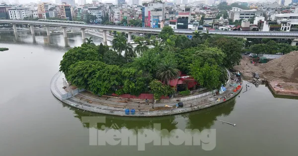 Cận cảnh bán đảo hồ Đống Đa sắp thành công viên, khu vui chơi