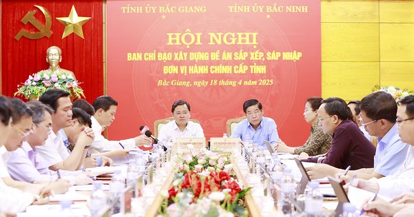 Bí thư Tỉnh ủy Bắc Giang và Bắc Ninh họp bàn về đề án sáp nhập