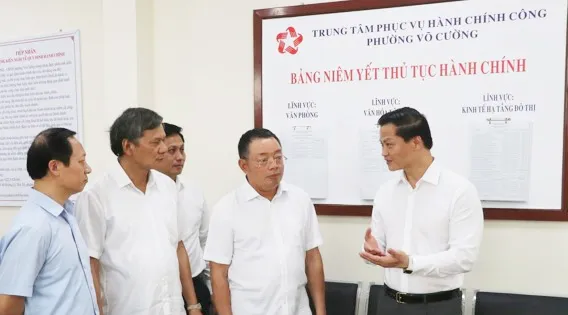 Kiểm tra vận hành chính quyền 2 cấp tại Bắc Ninh