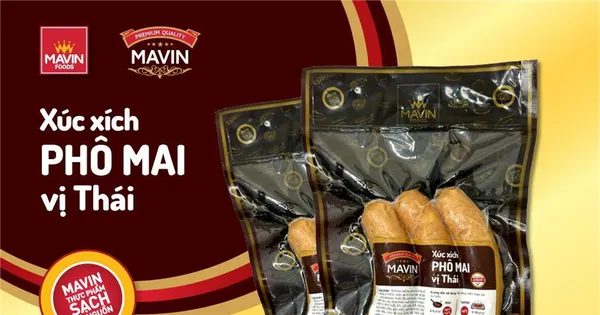Bùng nổ vị giác với xúc xích phô mai vị Thái - siêu phẩm mới từ Mavin Foods