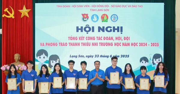 Tôn vinh 100 cá nhân, tập thể đạt danh hiệu thi đua công tác Đoàn- Hội- Đội ở Lạng Sơn