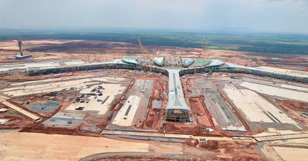 Đường băng thứ 2 'siêu sân bay' Long Thành đang thi công ra sao?