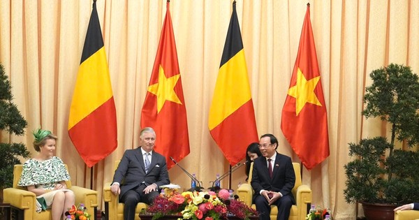 Bí thư Thành ủy TPHCM Nguyễn Văn Nên hội kiến Nhà vua Bỉ Philippe