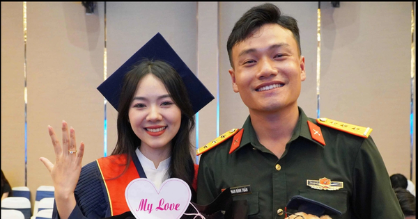 Nữ sinh TPHCM được 'chú bộ đội' cầu hôn tại lễ tốt nghiệp gây sốt mạng xã hội
