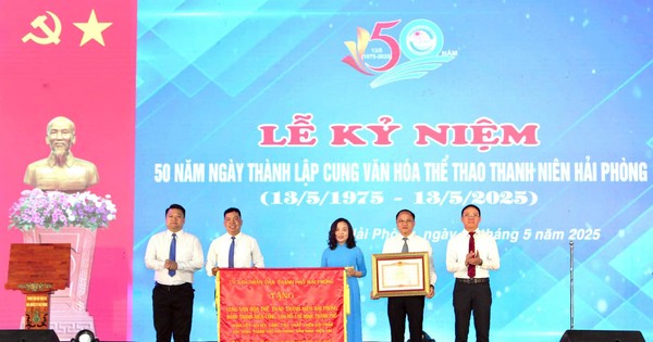Kỷ niệm 50 năm ngày thành lập Cung Văn hóa Thể thao thanh niên Hải Phòng