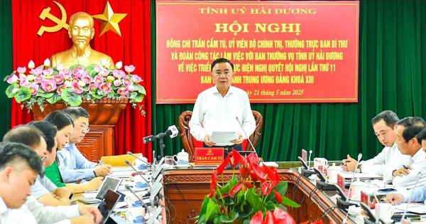 Thường trực Ban Bí thư Trần Cẩm Tú: Hải Dương cần bố trí lãnh đạo cấp xã công tâm