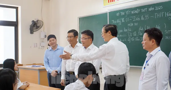 Phó Thủ tướng Lê Thành Long dặn dò học sinh Hải Phòng trước ngày thi tốt nghiệp