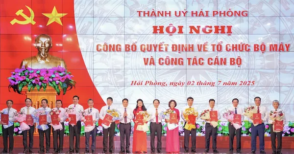 Thành phố Hải Phòng: Bổ nhiệm các vị trí cán bộ chủ chốt sau hợp nhất