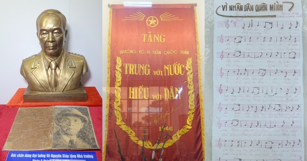 Lá cờ trung hiếu và những hiện vật đặc biệt ở nhà trường đầu tiên của Quân đội