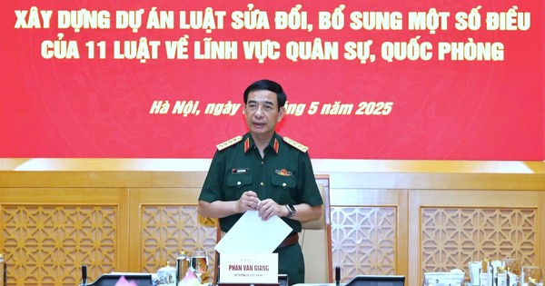 Sớm hoàn thiện hồ sơ Dự án luật liên quan đến quân sự, quốc phòng