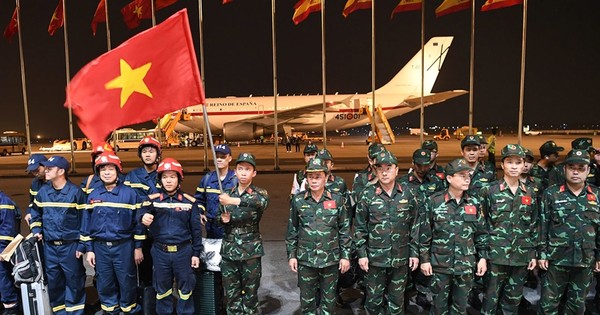 Lực lượng cứu hộ, cứu nạn Việt Nam hoàn thành nhiệm vụ tại Myanmar, về nước an toàn