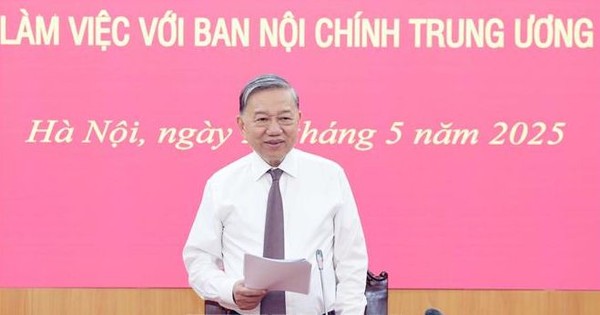 Tổng Bí thư Tô Lâm chủ trì làm việc với Ban Nội chính Trung ương