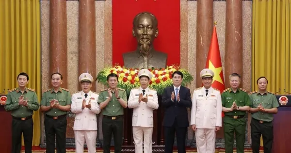 Ba Thứ trưởng Bộ Công an được thăng cấp bậc hàm...