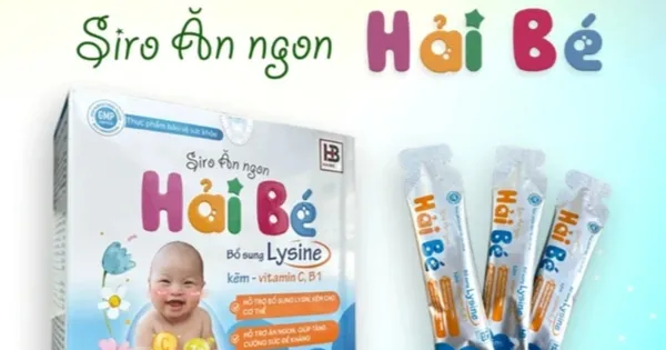 Thu hồi toàn quốc Siro ăn ngon Hải Bé vì là hàng giả
