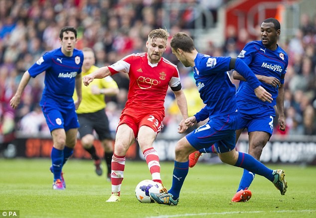 Man United sắp có tân binh 30 triệu bảng Luke Shaw đang trưởng thành khá nhanh tại Soithampton