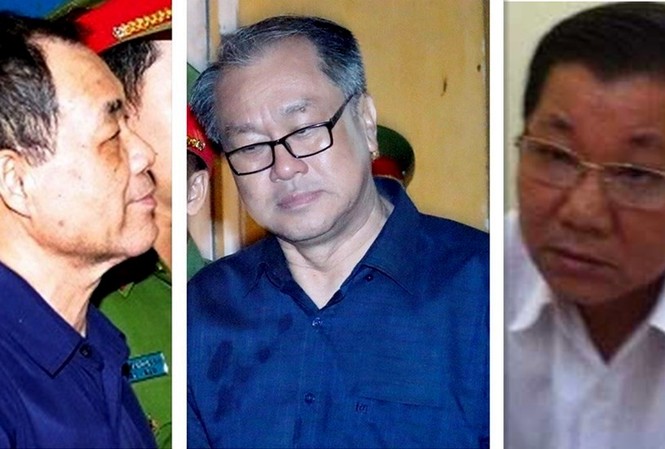 ‘Bộ tam’ Trầm Bê, Công Danh, Tấn Phước ngã ngựa từ ‘phi vụ’ 1.800 tỷ ‘Bộ tam’ ngã ngựa từ ‘phi vụ’ 1.800 tỷ đồng: Trầm Bê, Phạm Công Danh và Hà Tấn Phước. Ảnh: Tân Châu