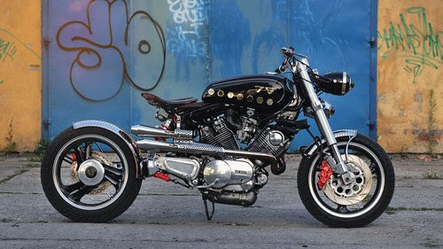 Ngỡ ngàng với bản độ Yamaha Virago siêu độc Yamaha Virago Cyclops bản độ độc đáo của Wojrek.