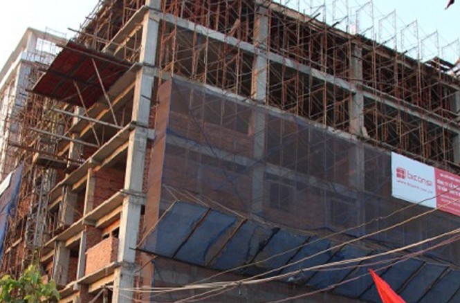 Sập giàn giáo, hai công nhân chết thảm Công trình xảy ra tai nạn.