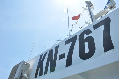 Hoàng Sa nơi đầu sóng - Kỳ 1: Người giữ cờ Cờ Tổ quốc trên nóc đài chỉ huy tàu KN-767.