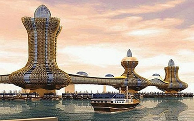 Dubai dự tính gây sốc với dự án khu đô thị thần thoại Khu đô thị Aladdin City được thiết kế vô cùng đặc biệt và bắt mắt.