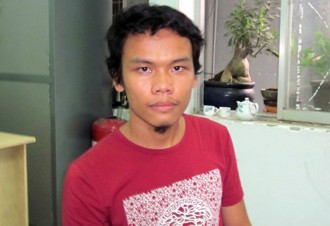 Nam sinh ném bạn xuống sông đối diện án tử hình An tại cơ quan điều tra.