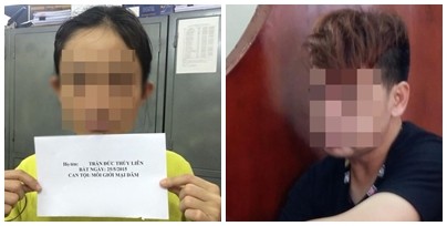 Những cuộc 'ngã giá' ngàn đô giữa đại gia và chân dài Trần Đức Thùy Liên (ảnh trái) và Đoàn Ngọc Minh.