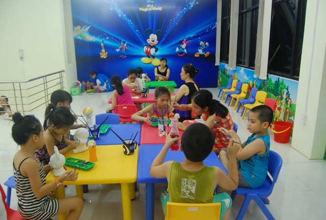 Khai trương khu vui chơi tại nhà sách Tiền Phong Thanh Hóa Khai trương khu vui chơi tại Nhà sách Tiền Phong Thanh Hóa. Ảnh Minh Bạch