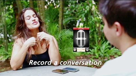 Điều khiển smartphone bằng... tóc Điện thoại thông minh điều khiển bằng vuốt tóc.