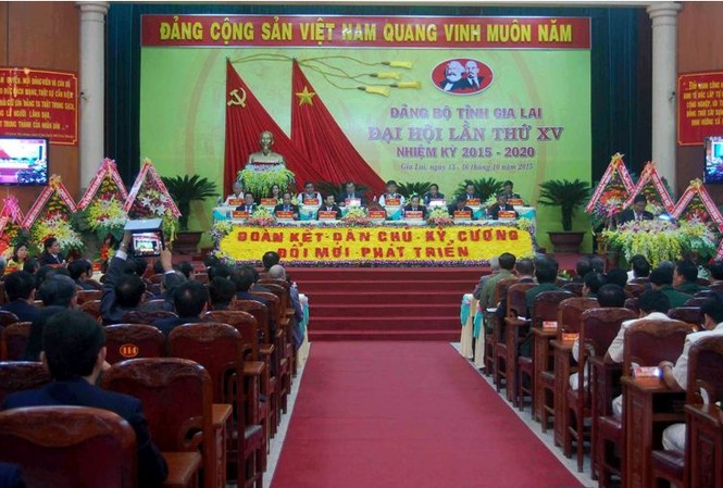 Nhân sự lãnh đạo mới của Đảng bộ tỉnh Gia Lai Quang cảnh Đại hội Đại biểu Đảng bộ tỉnh Gia Lai.