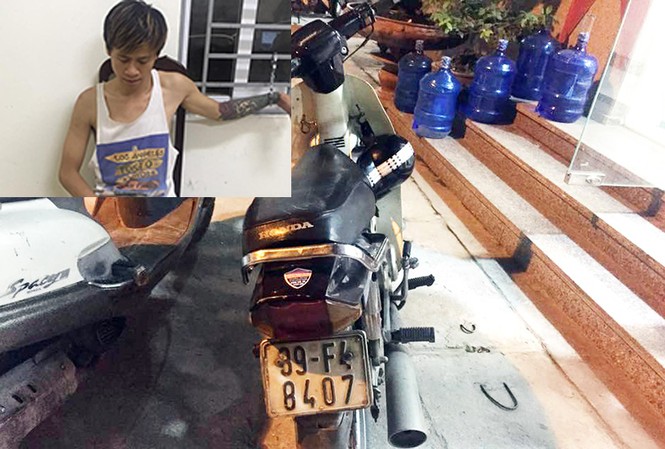 Quật ngã đối tượng mang theo 11 gói ma túy đá Nam thanh niên bị tóm gọi sau khi bỏ chạy.