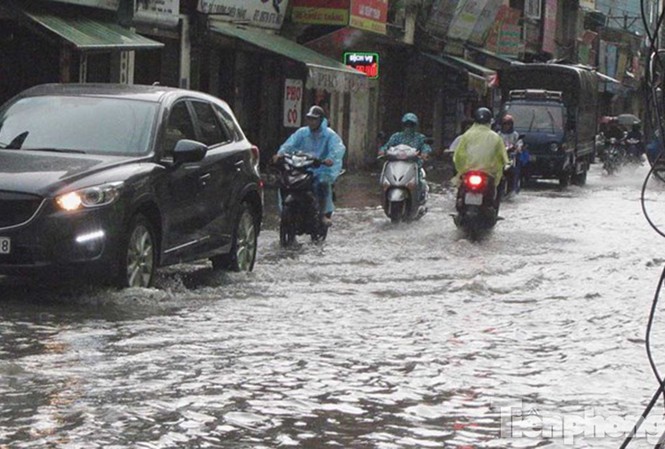 Đêm mai Bắc Bộ có mưa rào và dông diện rộng Ảnh minh họa.