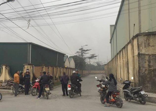 Xác định nguyên nhân vụ nổ như bom ở cụm công nghiệp Khu vực nhà xưởng xảy ra vụ nổ.