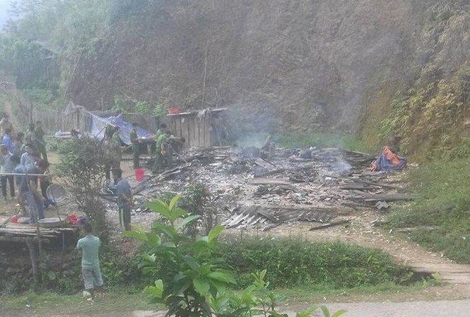 Hiếp dâm bất thành, nam thanh niên thảm sát 4 người trong gia đình Hiện trường vụ việc.