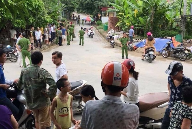 Người phụ nữ bị chặn đường sát hại thương tâm Hiện trường vụ việc. Ảnh FB.