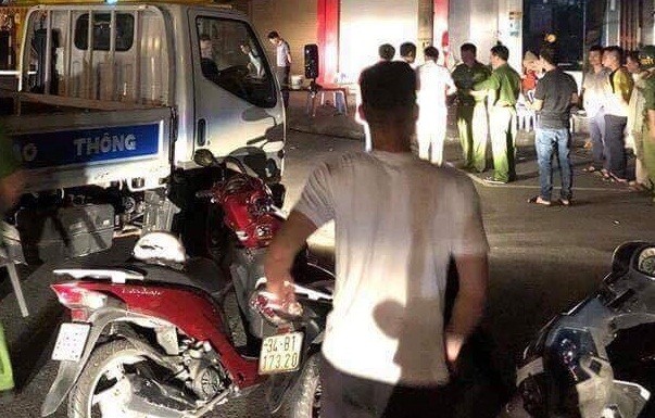 Người đàn ông bị đâm tử vong khi can ngăn xô xát Hiện trường vụ việc.
