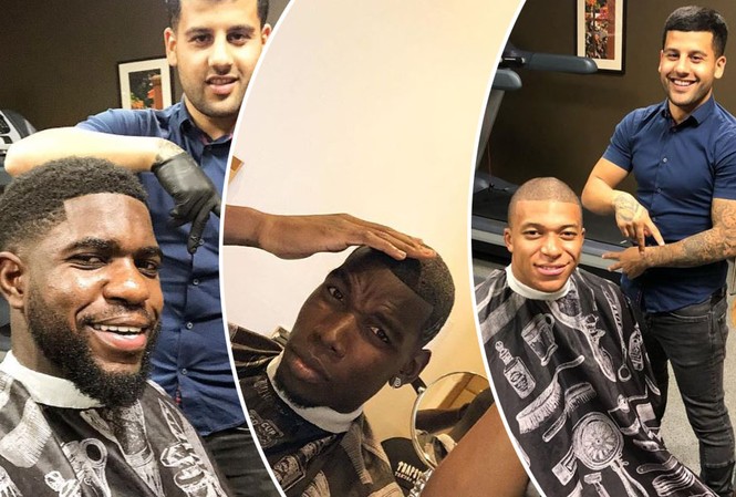 Pogba 'bắt' thợ cắt tóc từ Anh sang Nga để làm đẹp Pogba 'bắt' thợ cắt tóc từ Anh sang Nga để làm đẹp