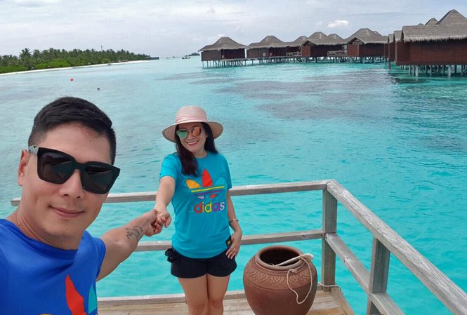 Vợ chồng Bình Minh tình tứ ngọt ngào ở Maldives Vợ chồng Bình Minh tình tứ ngọt ngào ở Maldives