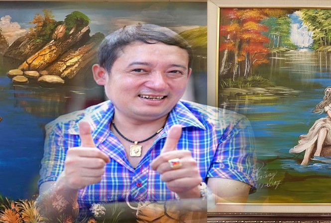 Bất ngờ với tài vẽ tranh của diễn viên hài Chiến Thắng Bất ngờ với tài vẽ tranh của diễn viên hài Chiến Thắng