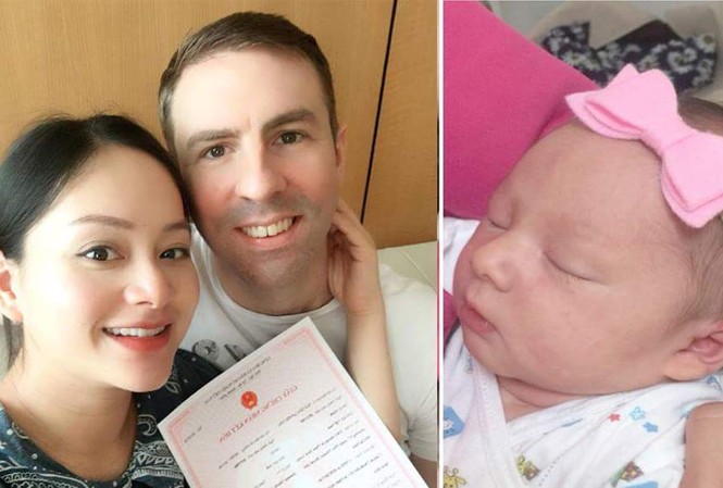 Lan Phương khoe ảnh 'công chúa' lai Tây mới sinh Lan Phương khoe ảnh 'công chúa' lai Tây mới sinh