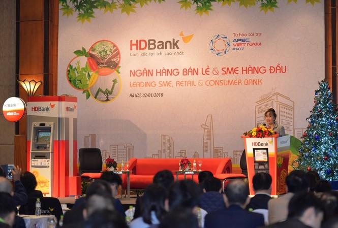 Hơn 980 triệu cổ phiếu HDBank lên sàn ngày 5/1 Chiều 2/1, tại Hà Nội, HDBank đã giới thiệu với các nhà đầu tư cơ hội đầu tư
