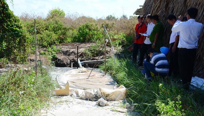 Một nạn nhân ngạt khí biogas vẫn đang nguy kịch Hiện trường vụ ngạt khí Biogas.