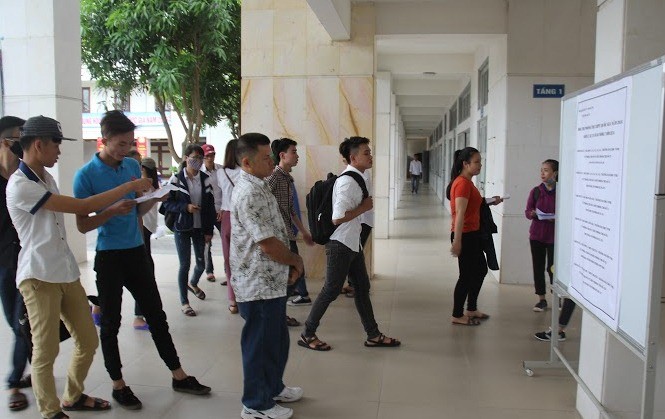 Cụm thi tại Vinh chính thức công bố điểm Cụm thi tại Vinh chính thức công bố điểm