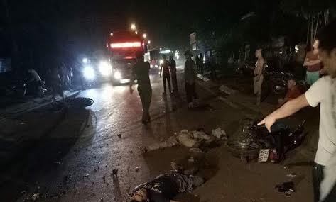 Ba thanh niên chết thảm vì vụ tai nạn kinh hoàng trong đêm Hiện trường vụ tai nạn.