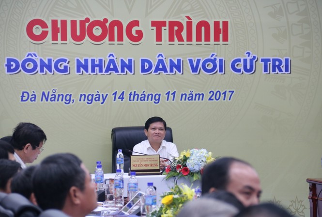 Ông Nguyễn Xuân Anh vắng mặt tại hoạt động của HĐND Đà Nẵng Ông Nguyễn Nho Trung, Phó chủ tịch HDND TP Đà Nẵng chủ trì chương trình HĐND với cử tri sáng nay.
