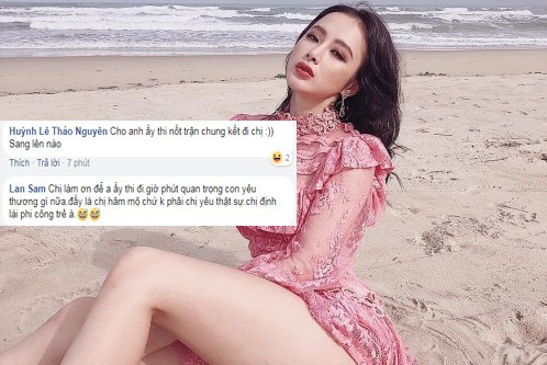 Fan cầu xin Angela Phương Trinh ‘buông tha’ thủ môn Bùi Tiến Dũng Người hâm mộ phẫn nộ khi Angela Phương Trinh liên tục "thả thính" thủ môn Tiến Dũng.