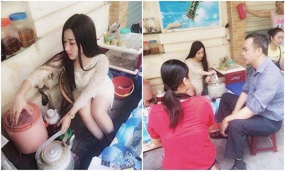 Thực hư về hot girl trà đá Hà Nội gây xôn xao mạng Thực hư về hot girl trà đá Hà Nội gây xôn xao mạng