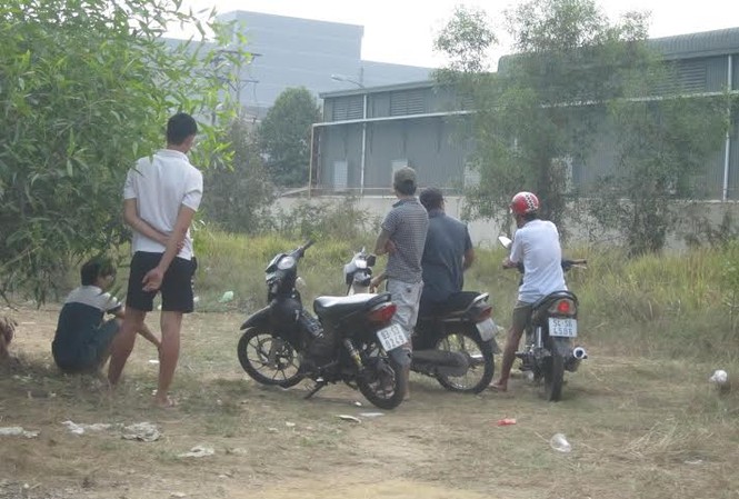 Phát hiện nam công nhân treo cổ trong khu công nghiệp Hiện trường phát hiện thi thể nạn nhân
