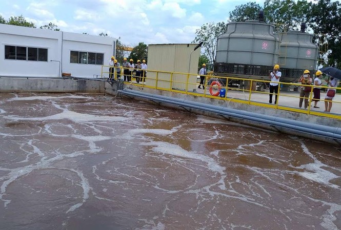 Vedan Việt Nam mở cửa công khai với báo chí Một phần khu xử lý nước thải của Vedan Việt Nam
