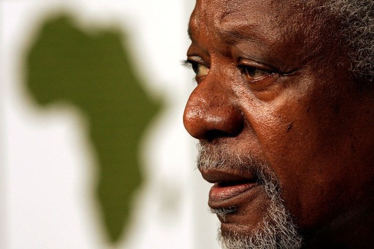 Ông Kofi Annan và lời nguyền của lịch sử Ông Kofi Annan. Ảnh: Reuters