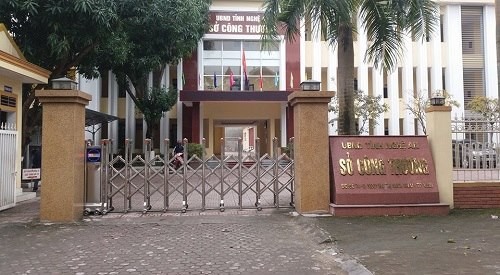 Công an vào cuộc vụ Phòng làm việc của GĐ Sở Công Thương bị trộm Sở Công thương Nghệ An nơi xảy ra vụ việc.